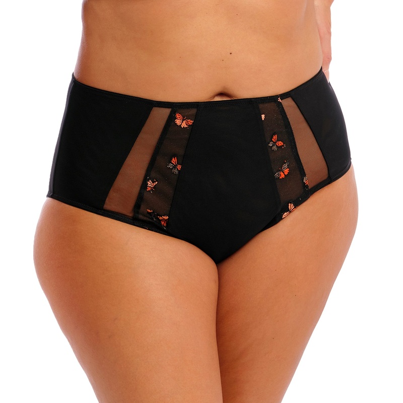 Elomi Sachi Matching Full Brief (4354) – Black Butterfly