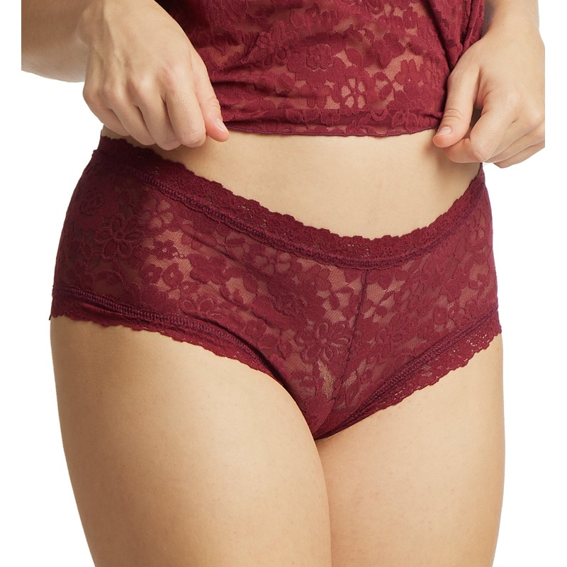 Hanky Panky Daily Lace Boyshort (771201P) – Lipstick Red