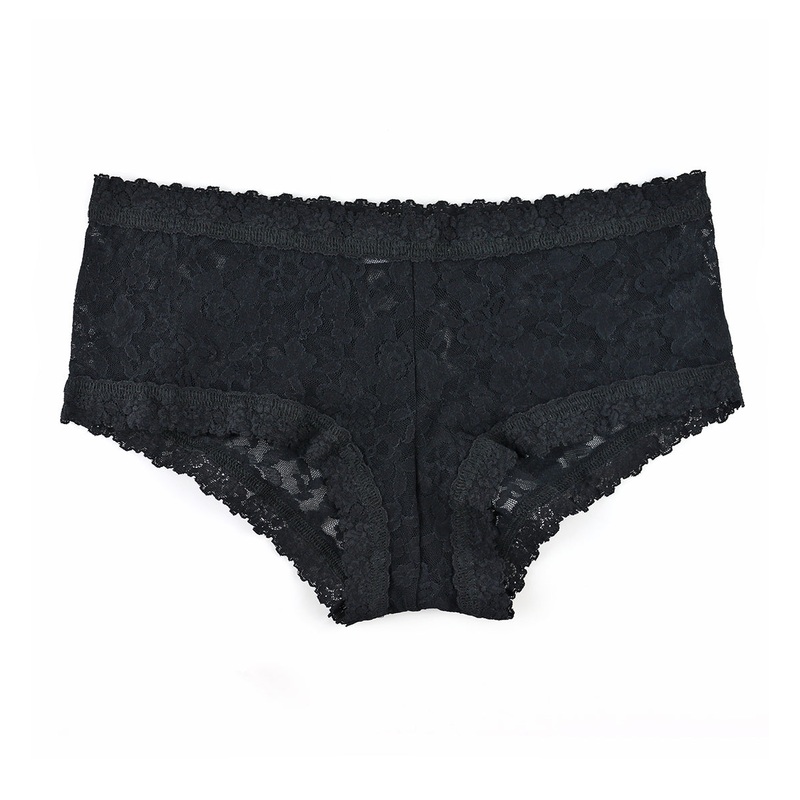 Hanky Panky Daily Lace Boyshort PLUS (771201X) – Black