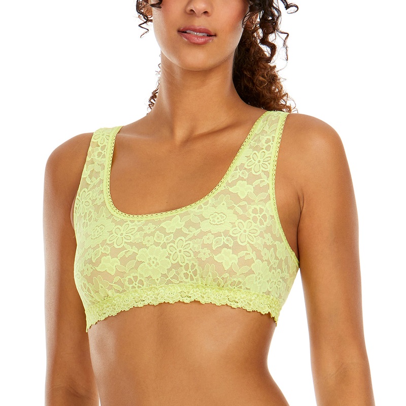 Hanky Panky Daily Lace Scoop Neck Lined Bralette (777991) – Lime Zest