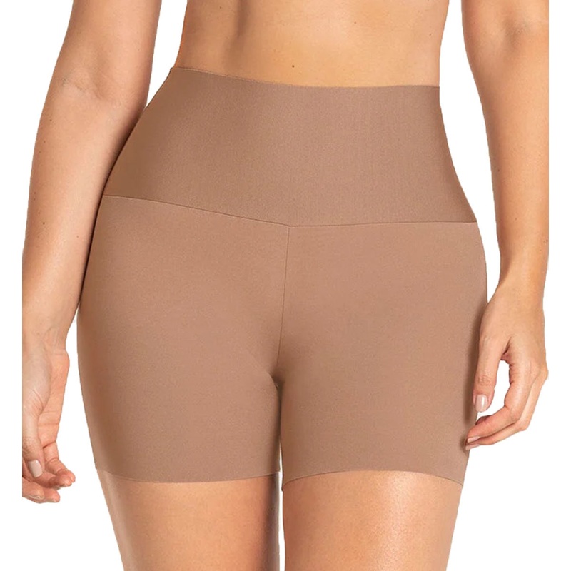 Leonisa Stay-in-Place High Waist Seamless Slip Short (012970) – Brown