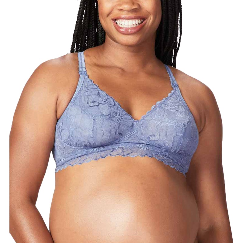 Cake Chantilly Nursing Lace Bralette (29-1045) – Blue