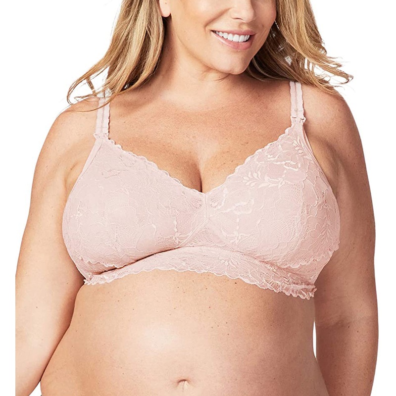 Cake Chantilly Nursing Lace Bralette (29-1045) – Blush
