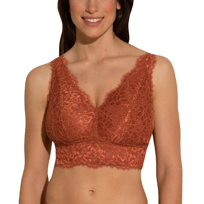 Cosabella Pret-A-Porter CURVY Longline Bralette (PRETA1383) – Sahara/Taaja Mango