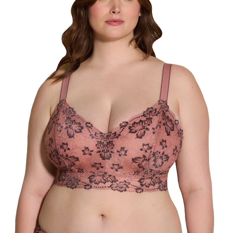 Cosabella Savona SUPER Curvy Longline Bralette (SAVON1386) – Tunisia/Black