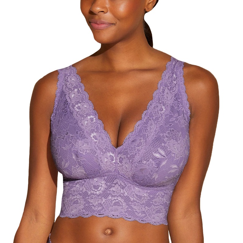 Cosabella Never Say Never CURVY Plungie Longline Bralette (NEVER1385) – Himalayan Sky