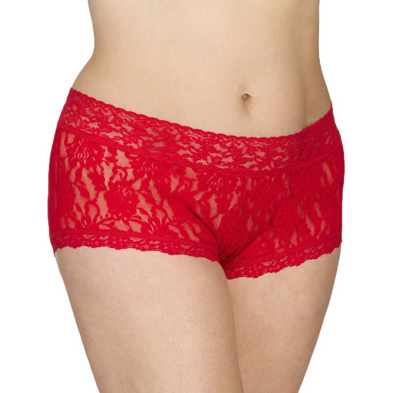 Hanky Panky Signature Lace Wideband Boyshort PLUS (481281X) – Red