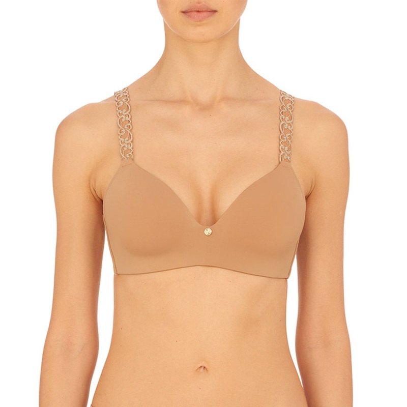 Natori Pure Luxe Wireless Contour Bra (723321) – Cafe