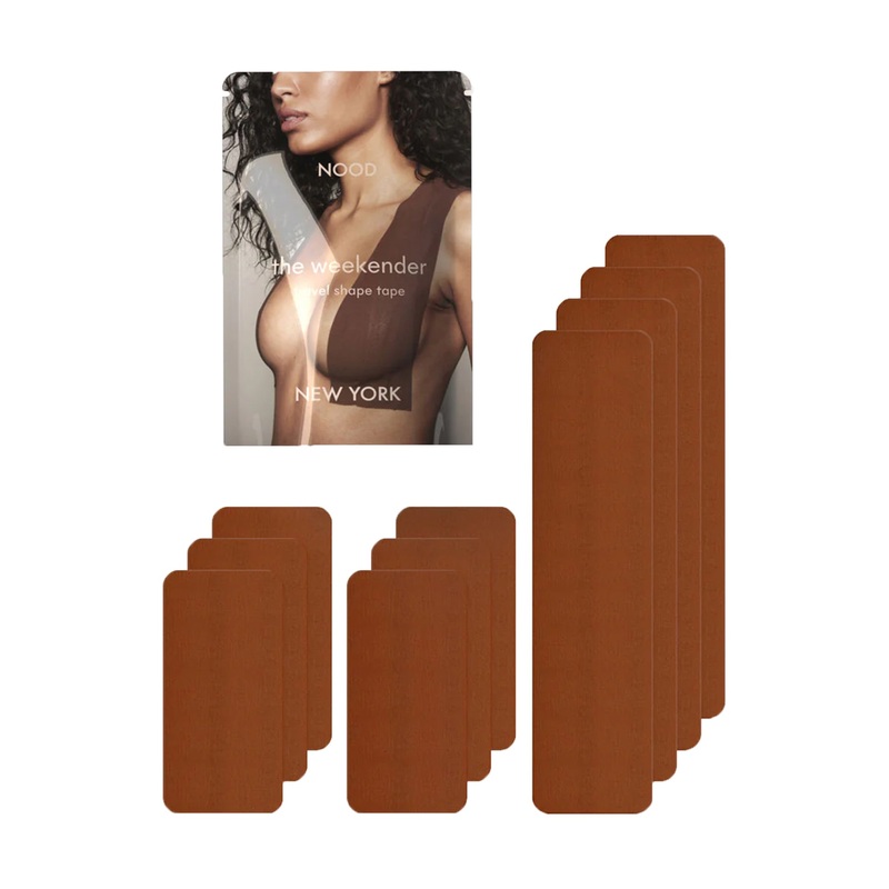 NOOD The Weekender Pre-Cut Travel Adhesive Breast Tape – Bronze / No. 7