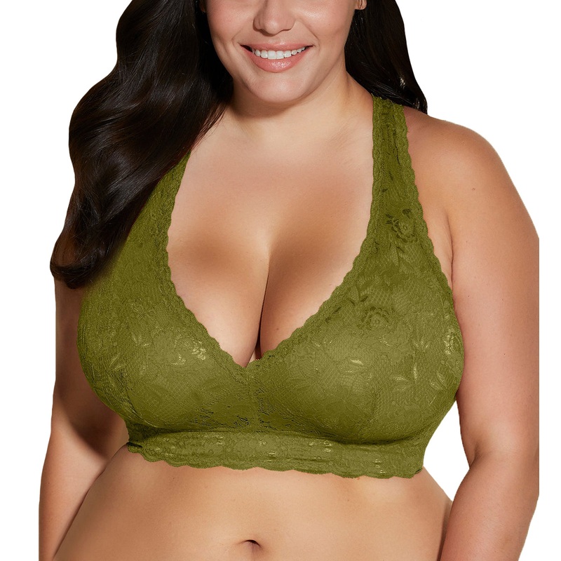 Cosabella NSN Ultra CURVY Racie Racerback Bralette (NEVER1353) – Aloe