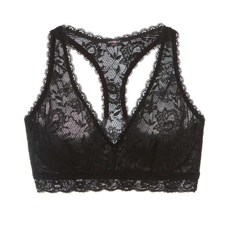 Cosabella NSN Ultra CURVY Racie Racerback Bralette (NEVER1353) – Black