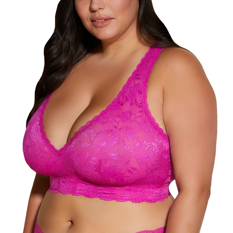 Cosabella NSN Ultra CURVY Racie Racerback Bralette (NEVER1353) – Cape Fuchsia