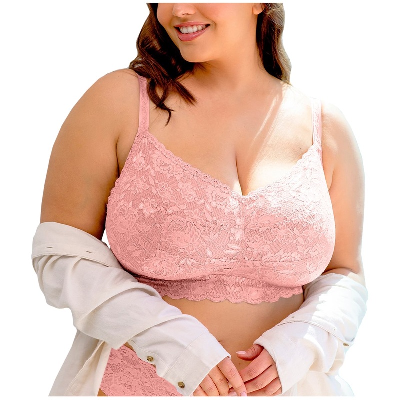 Cosabella NSN ULTRA CURVY Sweetie Bralette (NEVER1321) – Quartz Pink
