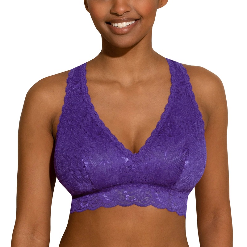 Cosabella Never Say Never CURVY Racie Racerback Bralette (NEVER1355) – Violett