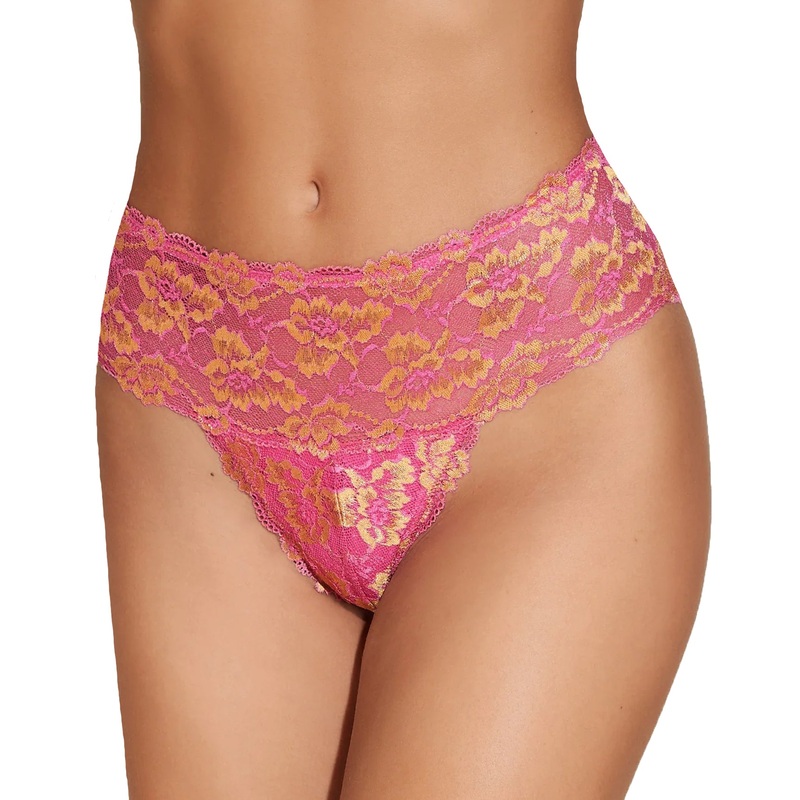 Cosabella Savona High Waist Brief Panty (SAVON0562) – Rani Pink/Gold