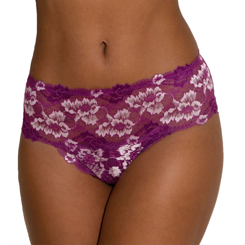 Cosabella Savona High Waist Brief Panty (SAVON0562) – Swiss Beet/White
