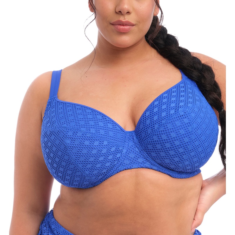 Elomi Bazaruto Plunge Underwire Bikini Top (ES800602) – Sapphire