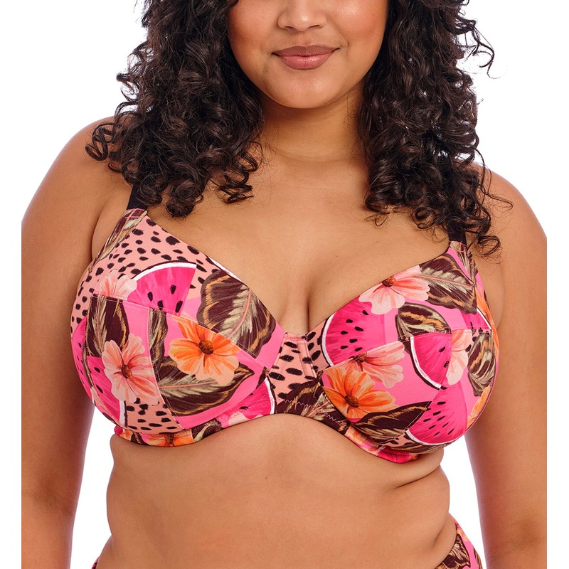 Elomi Cabana Nights Plunge Underwire Bikini Top (ES801602) – Multi