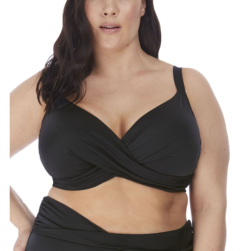 Elomi Magnetic Wrap Plunge Underwire Bikini (ES7193) – Black