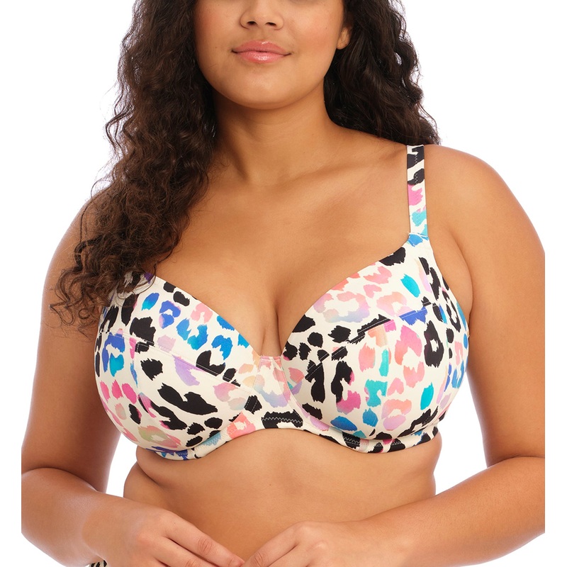 Elomi Party Bay Plunge Underwire Bikini Top (ES801402) – Multi