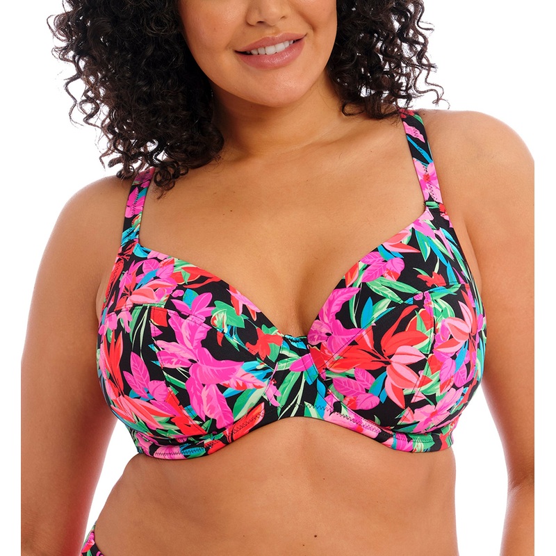 Elomi Savaneta Plunge Underwire Bikini Top (ES801302) – Black