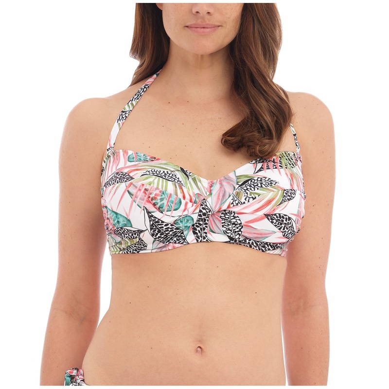 Fantasie Tobago Padded Twist Bandeau Underwire Bikini Top (500809) – Melon