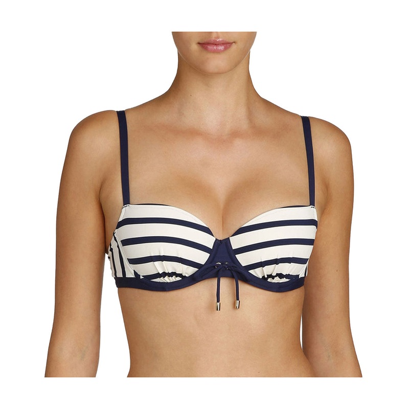 Marie Jo Catherine Padded Balcony Bikini Top (1000419) – Blue Moon