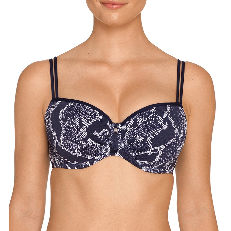 PrimaDonna Kala Padded Balcony Underwire Bikini Top (4003916) – Water Blue