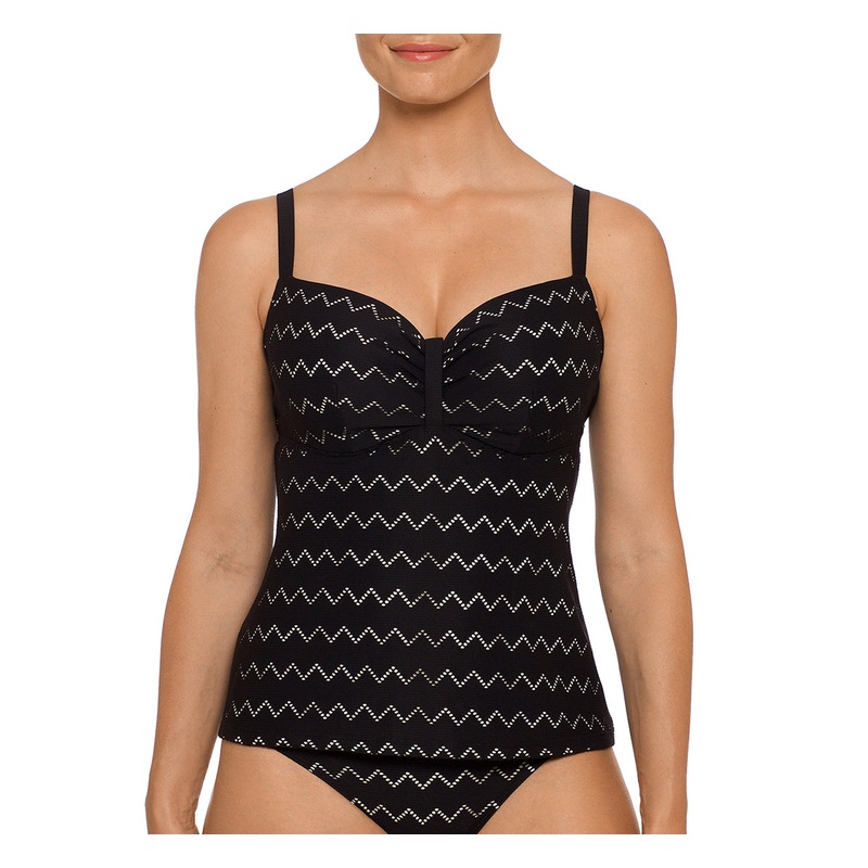 PrimaDonna Maya Padded Tankini Top (4004370) – Black