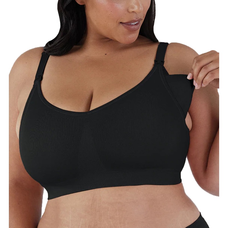 BRAVADO! DESIGNS Body Silk FULL CUP Seamless Nursing Bra (1401VFC) – Black