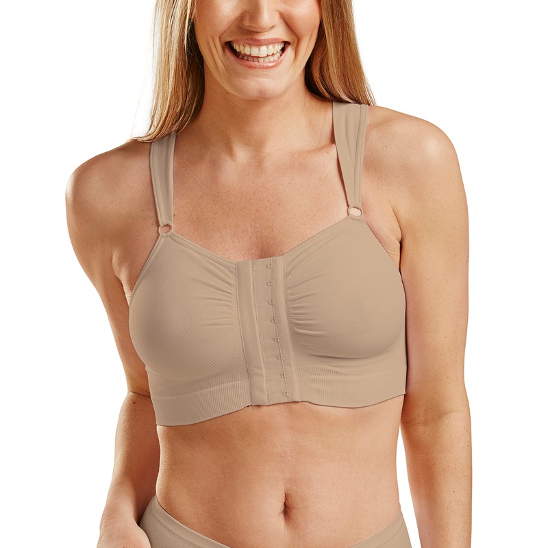 Carefix Bella Front Closure Comfort/Sleep Bra (321250) – Nude