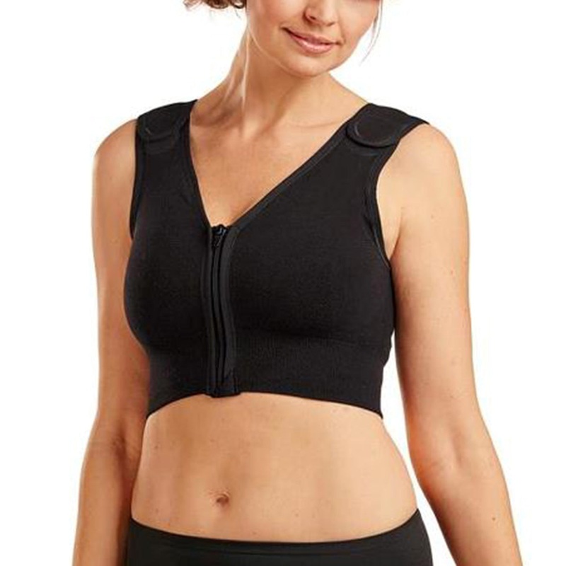 Carefix Sophia Front Close Post-Op Compression Surgical Vest  (3342) – Black