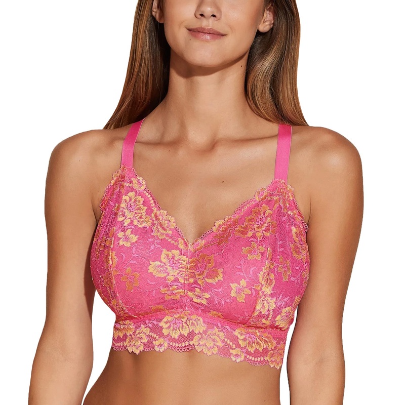Cosabella Savona Curvy Longline Bralette (SAVON1382) – Rani Pink/Gold