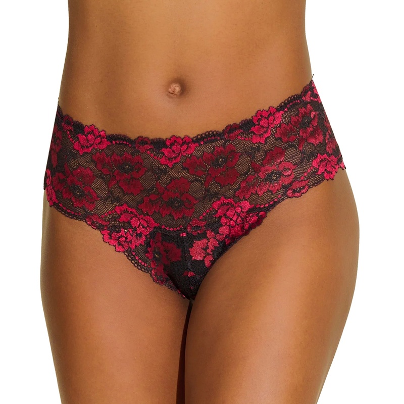 Cosabella Savona High Waist Brief Panty (SAVON0562) – Black/Fragolino