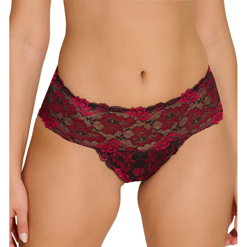 Cosabella Savona Low Rise Hotpant (SAVON0723) – Black/Fragolino