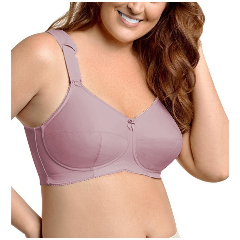 Elila Kaylee 3-Part Cup Full Support Softcup Bra (1505) – Dusty Rose