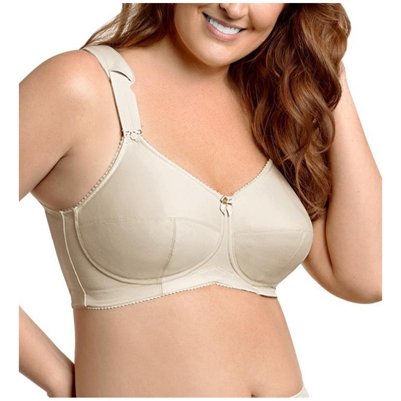 Elila Kaylee 3-Part Cup Full Support Softcup Bra (1505) – Nude