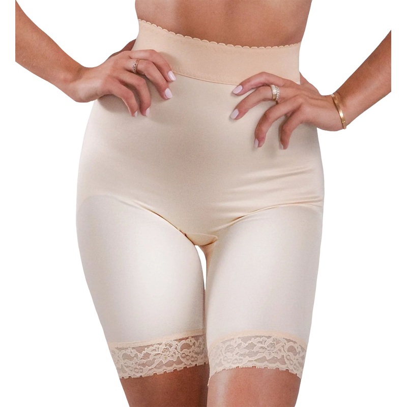 Rago Light Control High Waist Leg Shaper (518) – Beige