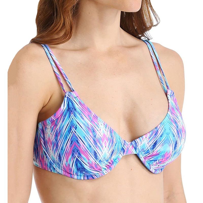 Swim Systems Double Strap Underwire Bikini w/ Removable Cups (A715) – Cascade