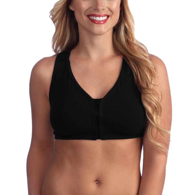 Valmont Zip-Front Sports Bra (1611A) – Black