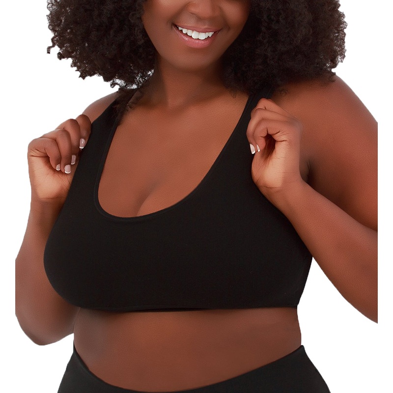 Leading Lady All Around Support Comfort Sports Bra (5504) – Black