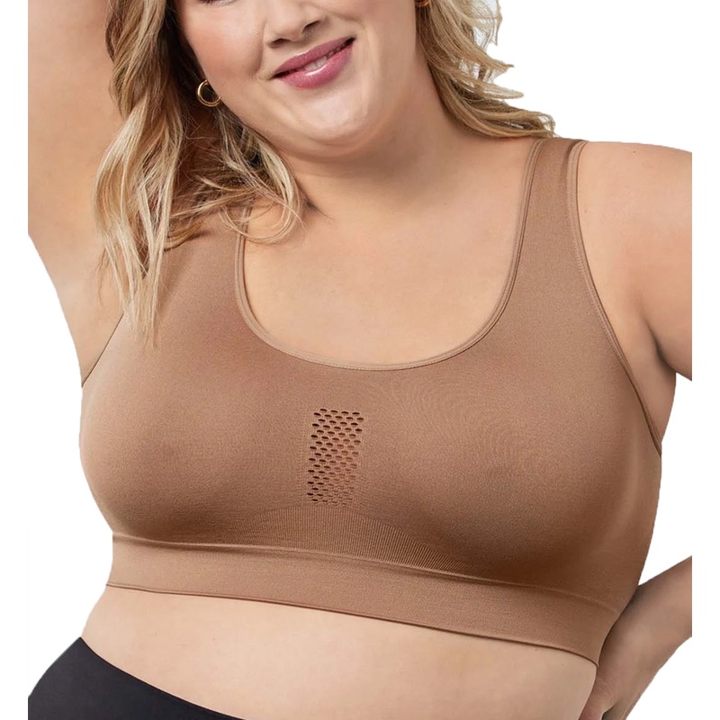 Leading Lady Steffi Cooling Sporty Bralette (5522) – Truffle