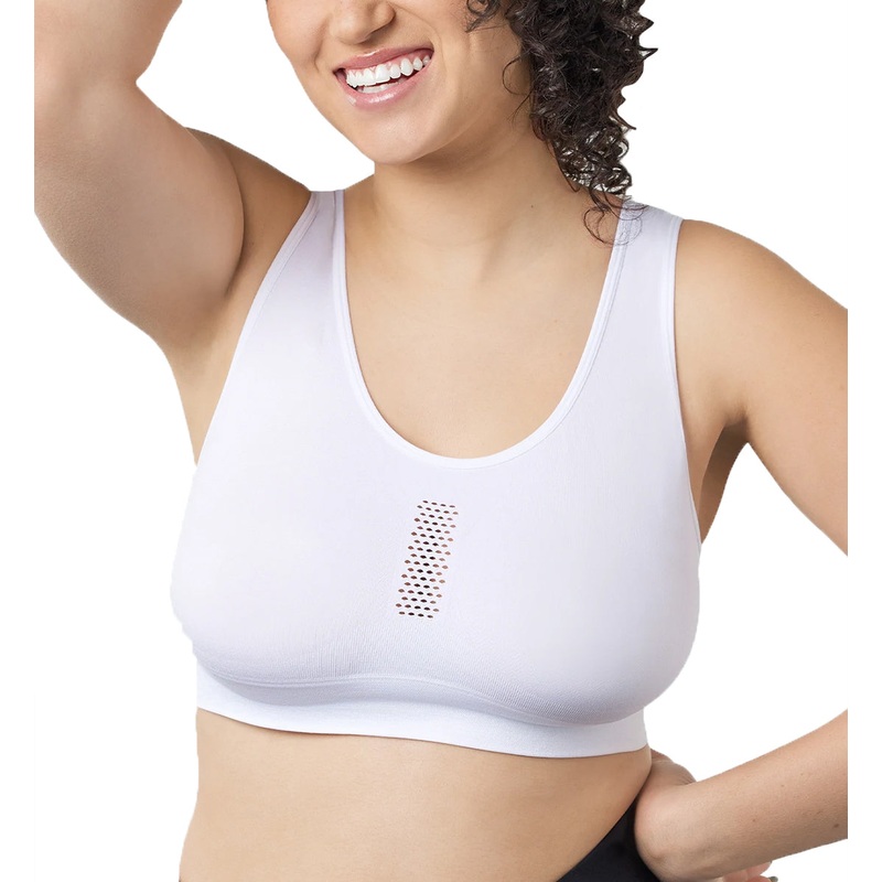 Leading Lady Steffi Cooling Sporty Bralette (5522) – White