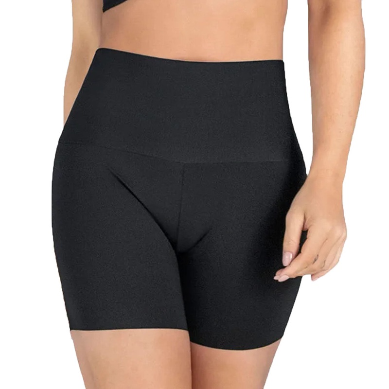 Leonisa Stay-in-Place High Waist Seamless Slip Short (012970) – Black