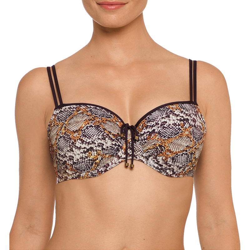 PrimaDonna Karma Padded Balcony Underwire Bikini Top (4004016) – Amethyst