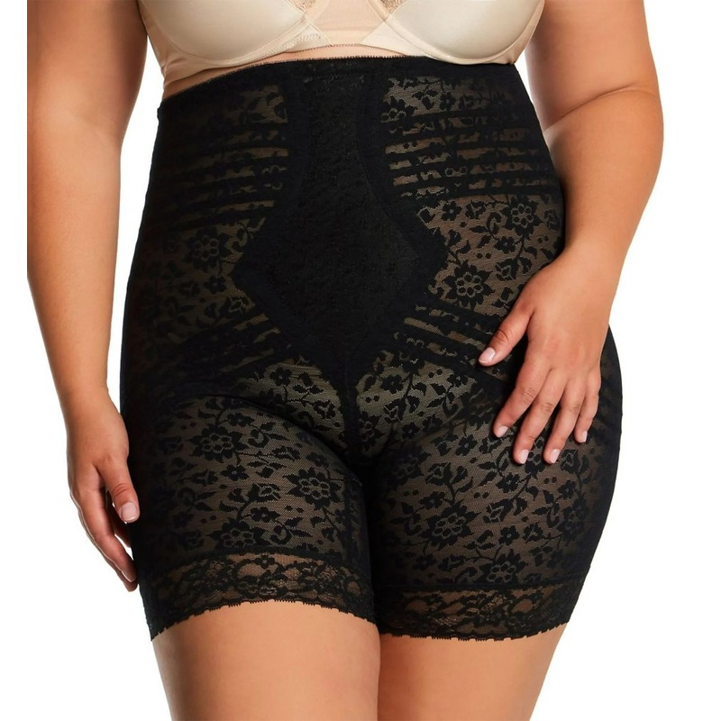 Rago Extra Firm High Waist Long Leg Shaper (6207) – Black