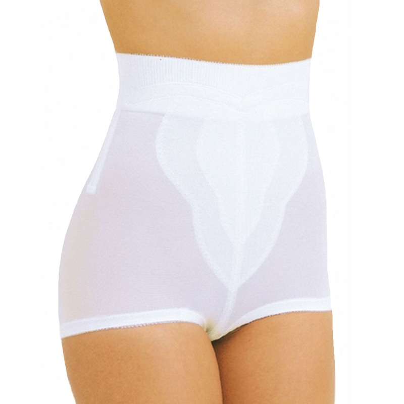 Rago Medium Control High Waist Shaping Panty (6296) – White