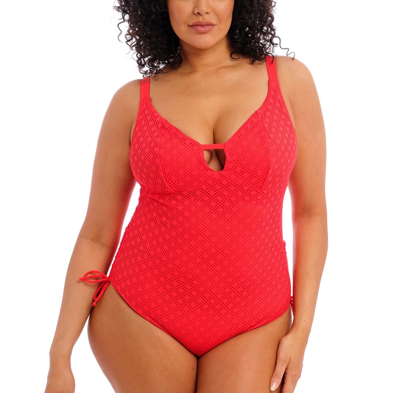 Elomi Bazaruto Plunge Non Wire One Piece Swimsuit (ES800643) – Sunset