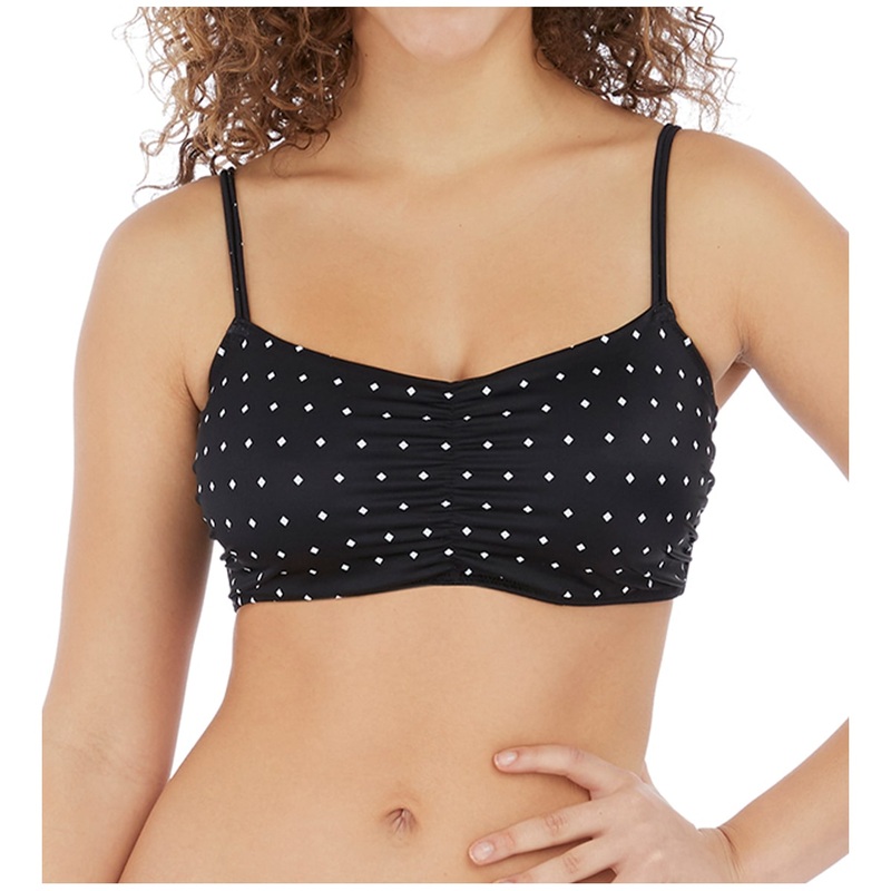 Freya Jewel Cove Convertible Underwire Bralette Bikini Top (7239) – Black