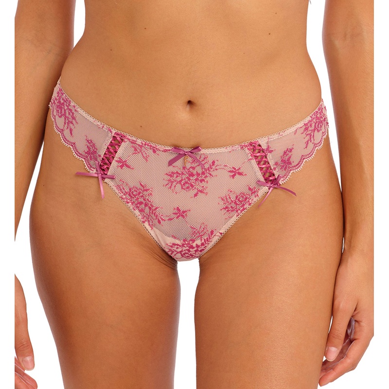 Freya Offbeat Decadence Lace Brazilian Panty (402571) – Vintage Rose